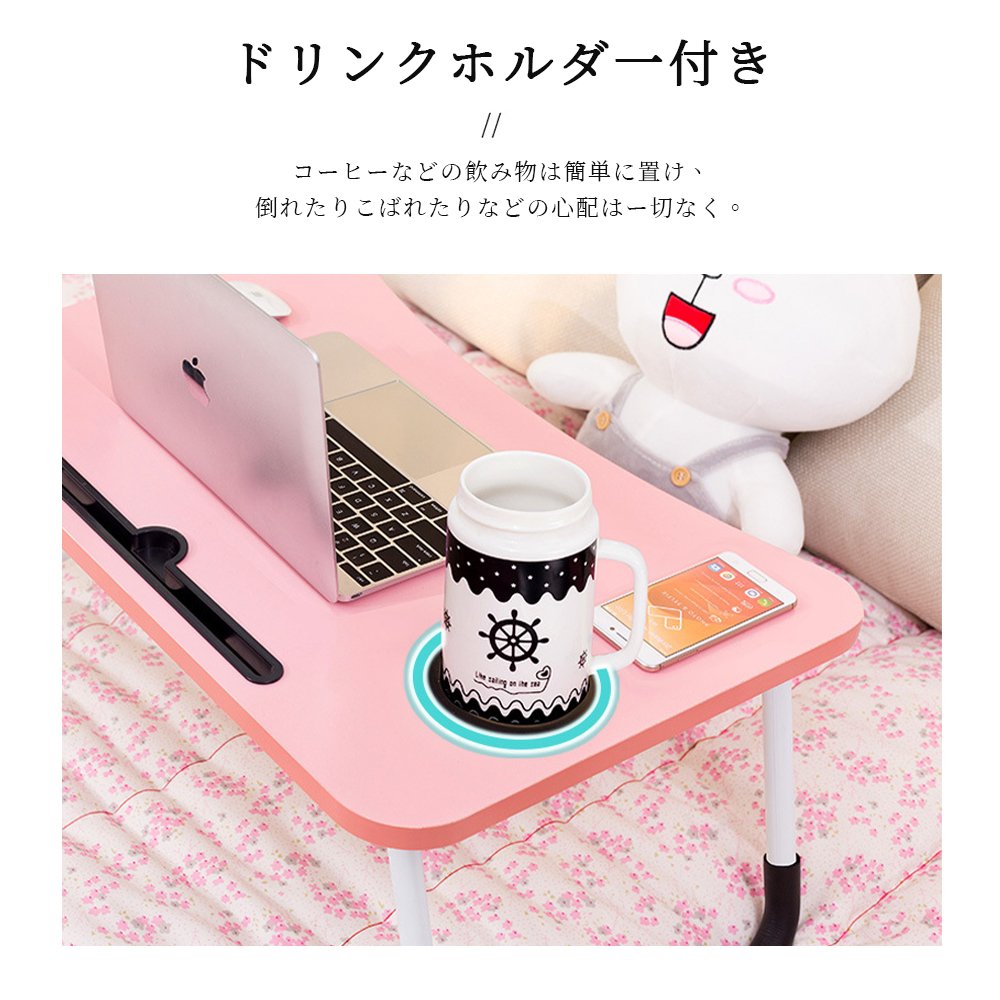 キッズテーブル 折りたたみテーブル 子供 折りたたみ テーブル ミニテーブル ローテーブル センターテーブル キッズデスク かわいい お絵かき机 学習机 コンパクト 木製 天然木 北欧 突き板 収納 ウォールナット リビング学習 送料無料 エムールベビー D-46 - 画像 (4)