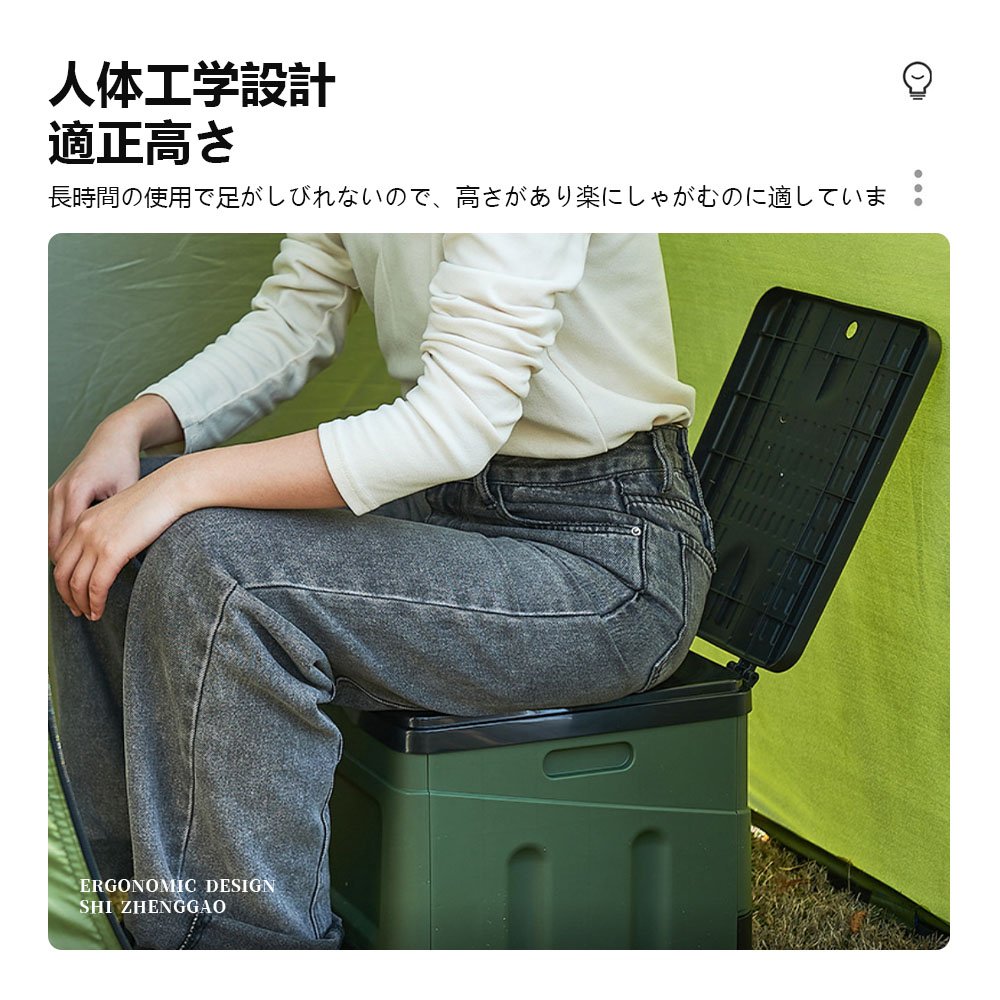 簡易トイレ 折りたたみ ポータブルトイレ 携帯トイレ 非常トイレ 防災トイレ 仮設トイレ トイレ 便器 非常用 災害用 防災 防災グッズ KB-01 - 画像 (4)