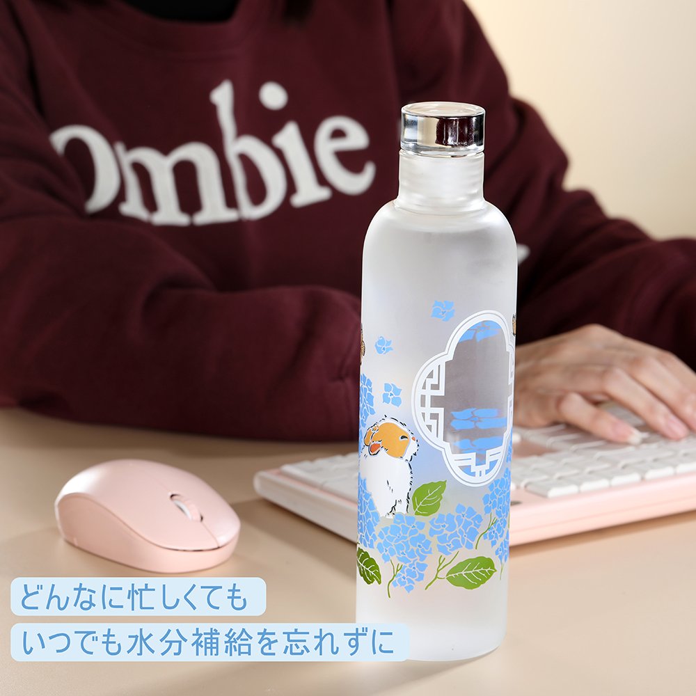 水筒 500ml タイムマーカー ウォーターボトル プレゼント ペア ギフト ガラスボトル 水を飲む習慣 水分補給 つや消し コップセット カップル ガラス 水筒 スポーツウォーターボトル 定期的で健康的な水分摂取 贈り物 結婚祝い 誕生日 結婚記念日 (500ml+300ml)X00137U79N - 画像 (7)