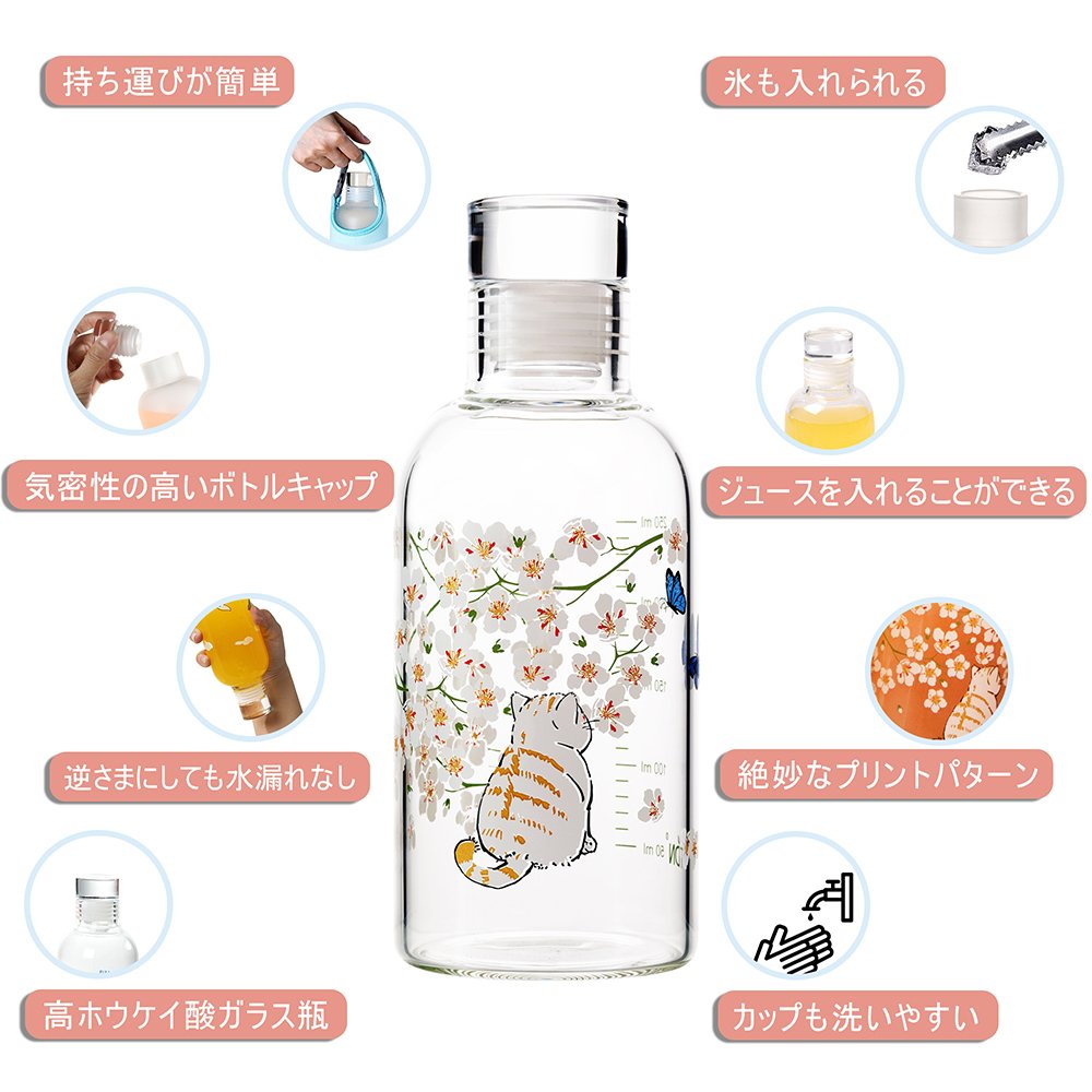 タイムマーカー ウォーターボトル 500ml 結婚祝い 誕生日 水筒 300ml 水筒カバー 結婚記念日 プレゼント 夫婦 カップル ペアグラス スポーツウォーターボトル 食洗機対応 誕生日プレゼント女性 人気 誕プレ 結婚祝い 贈り物 【2個セット】 X00137XM5T - 画像 (4)