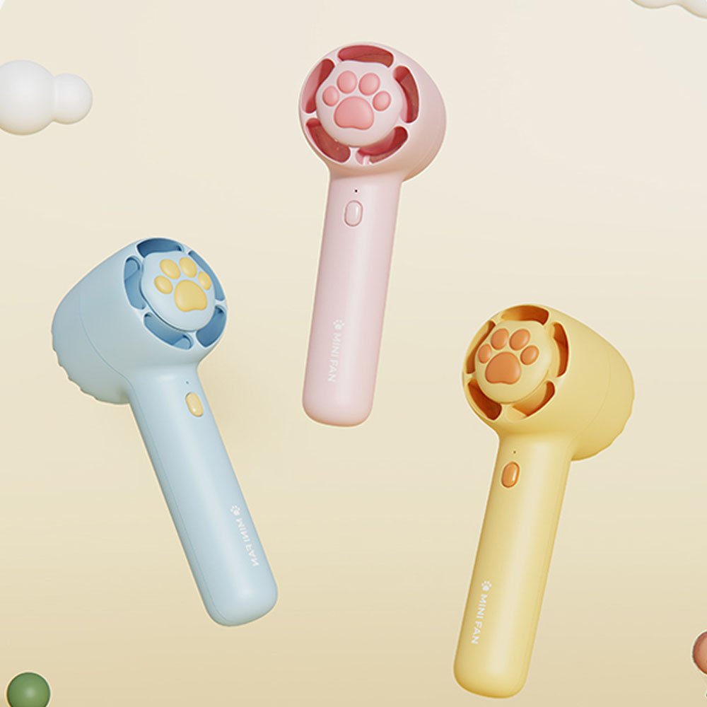 SOTHING ミニ扇風機 猫爪 ハンディ扇風機 USB コンパクトファン ファン 可愛い 手持ち コンパクトファン 風量3段階調節 かわいい 熱中症 暑さ対策 グッズ 乾電池式 DSHJ-B-2102-JP - 画像 (10)