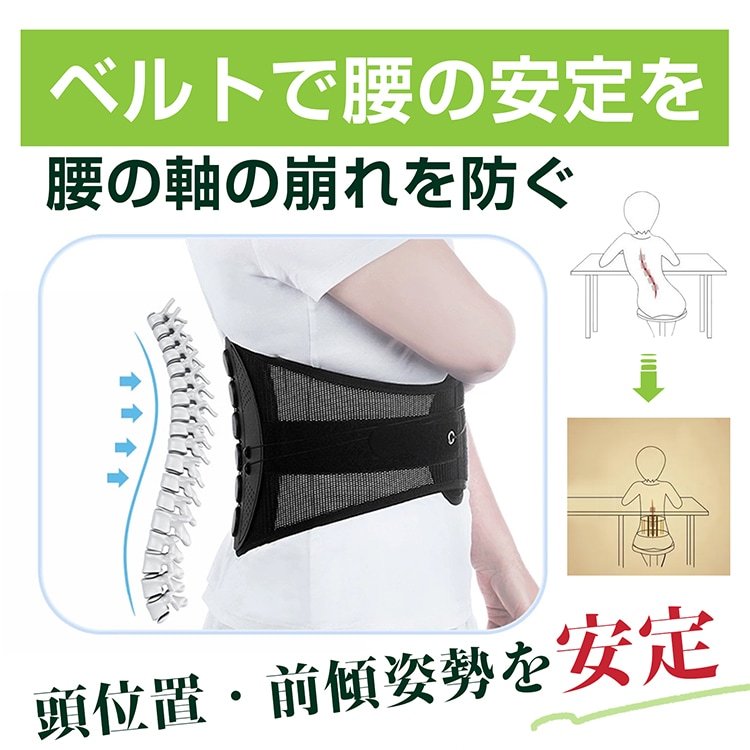 ガードナーベルト 腰サポーター 骨盤ベルト 骨盤サポート 姿勢補正 骨盤補正 補正ベルト お腹引き締め 洗濯可 男女兼用 産後 健康グッズ 母の日 父の日 敬老の日 de147 - 画像 (3)